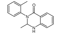2-methyl-3-(2-methylphenyl)-1,2-dihydroquinazolin-4-one结构式