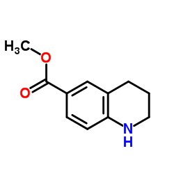 1,2,3,4-四氢喹啉-6-甲酸甲酯结构式
