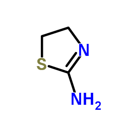 2-氨基-2-噻唑啉结构式