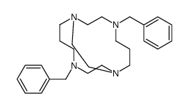 4,11-dibenzyl-1,4,8,11-tetrazabicyclo[6.6.2]hexadecane结构式
