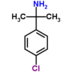 1-(4-氯苯基)-1-甲基乙基胺结构式