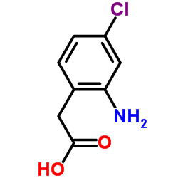 2-氨基-4-氯苯乙酸结构式