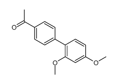 1-(2`,4`-Dimethoxy-biphenyl-4-yl)ethanone结构式