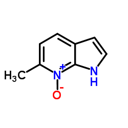 6-甲基-1H-吡咯并[2,3-b]吡啶7-氧化物结构式