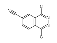 1,4-二氯二氮杂萘-6-甲腈结构式