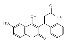 6-羟基华法林结构式