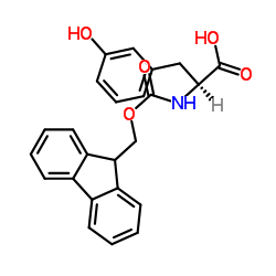 Fmoc-D-phe(3-OH)-OH结构式