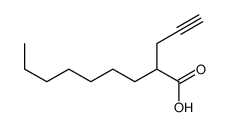 2-prop-2-ynylnonanoic acid结构式