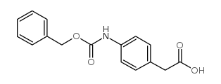 (4-benzyloxycarbonylaminophenyl)-acetic acid结构式