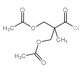 2,2-DI(ACETOXYMETHYL)PROPIONYL CHLORIDE结构式