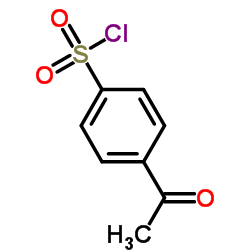 4-乙酰基苯磺酰基氯结构式