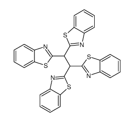 2,2',2'',2'''-(1,2-Ethanediylidene)tetrakisbenzothiazole结构式