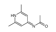 N-(2,6-dimethylpyridin-4-yl)acetamide结构式
