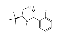 (S)-2-fluoro-N-(1-hydroxy-3,3-dimethylbutan-2-yl)benzamide结构式
