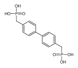 [4,4'-Biphenyldiylbis(methylene)]bis(phosphonic acid)结构式