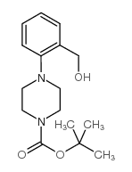 2-(4-N-Boc-哌嗪)苄基乙醇结构式