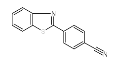 2-(4-氰基苯基)苯并噻唑结构式
