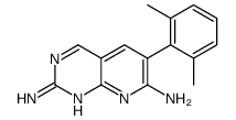 6-(2,6-二甲基苯基)-吡啶并[2,3-d]嘧啶-2,7-二胺结构式