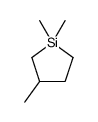 1,1,3-trimethylsilolane结构式