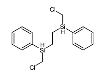 chloromethyl-[2-[chloromethyl(phenyl)silyl]ethyl]-phenylsilane结构式