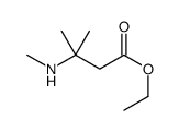 3-Methyl-3-(methylamino)butyric acid ethyl ester结构式