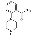 2-哌嗪-1-苯甲酰胺结构式