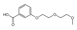 3-[2-(2-methoxyethoxy)ethoxy]benzoic acid结构式
