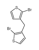 2,2'-dibromo-3,3'-dithienylmethane结构式