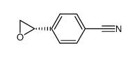 4-(2S)-2-oxiranylbenzonitrile结构式