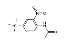 acetic acid-(2-nitro-4-trimethylsilanyl-anilide)结构式