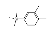1-(TRIMETHYLSILYL)-3,4-DIMETHYLBENZENE结构式