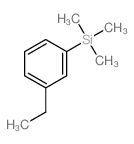 (3-ethylphenyl)-trimethyl-silane结构式
