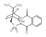 N-(2-羧基苯甲酰基)-(-)-10,2-樟脑磺内酰胺结构式