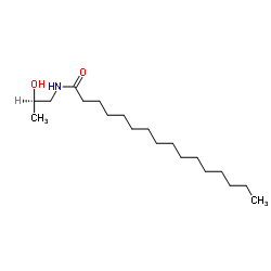 N-[(2R)-2-羟基丙基]十六烷酰胺结构式
