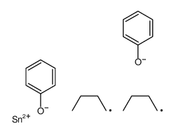 Dibutylbis(phenoxy)stannane结构式