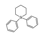 1,1-diphenylsilinane结构式