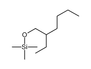 (2-Ethylhexyloxy)trimethylsilane结构式