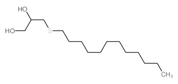1,2-Propanediol,3-(dodecylthio)-结构式
