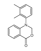 1-(1',2'-dimethyl-phenyl)-1,2-dihydro-3,1-benzoxazin-4-one结构式