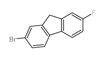 9H-Fluorene,2-bromo-7-fluoro-结构式