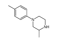 Piperazine, 3-methyl-1-(4-methylphenyl)- (9CI)结构式