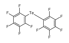 1,2,3,4,5-pentafluoro-6-(2,3,4,5,6-pentafluorophenyl)tellanylbenzene结构式