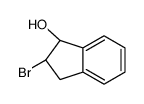 (1S,2R)-2-bromo-2,3-dihydro-1H-inden-1-ol结构式
