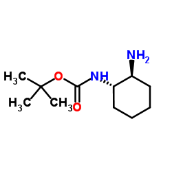 (1S,2S)-BOC-1,2-环己二胺结构式