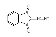 1,3-Indandione, 2-diazo-结构式
