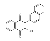 [2,2'-Binaphthalene]-1,4-dione,3-hydroxy-结构式