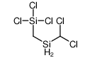 trichloro(dichloromethylsilylmethyl)silane结构式