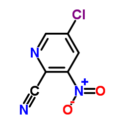2-氰基-3-硝基-5-氯吡啶结构式
