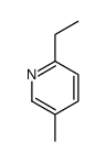 2-乙基-5-甲基吡啶结构式
