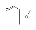 3-methoxy-3-methylbutanal结构式